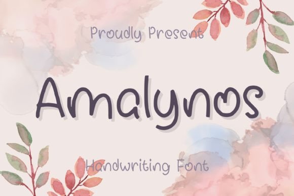 Amalynos: A Handwritten Font for Chalkboard Charm