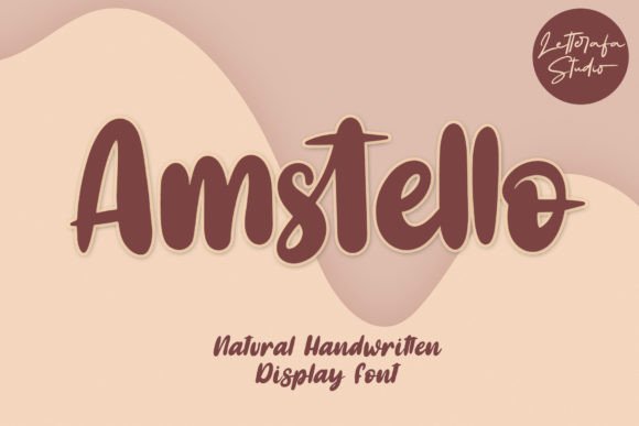 Amstello: A Handwritten Font That Elevates Brand Identity
