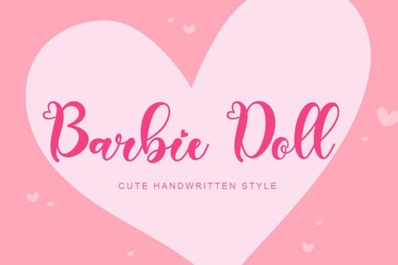 Barbie Doll Font for Handmade Creations