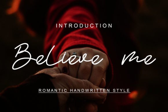 Believe Me Font for Branding Projects