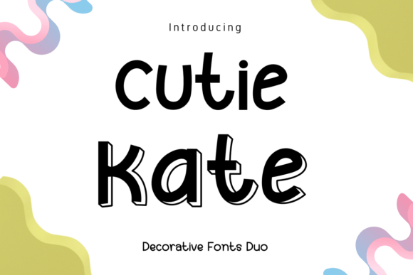 Boost Your Campaign with Cutie Kate Duo Typeface