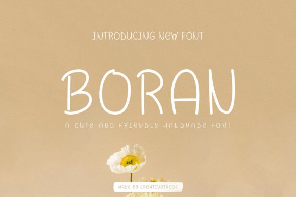 Boran: A Whimsical Font for Modern Campaigns
