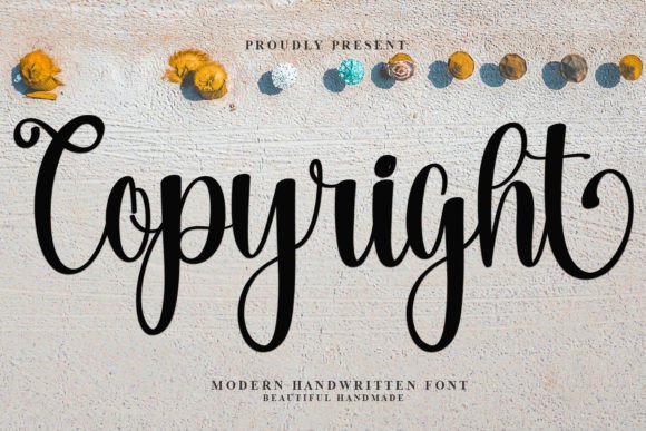 Copyright Font for Web Design