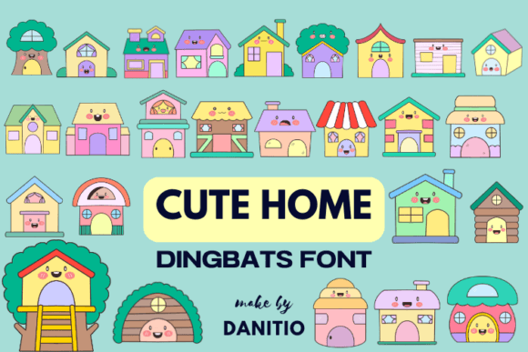 Cute Home Font for Editorial Projects
