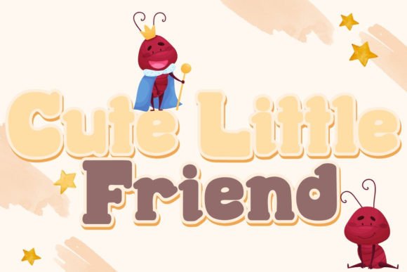 Cute Little Friend Serif Font