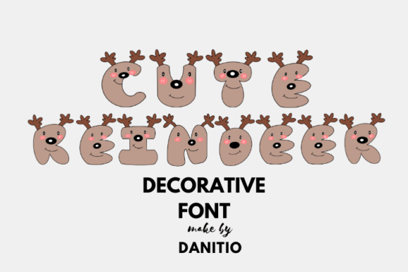 Cute Reindeer Font Review for Festive Branding