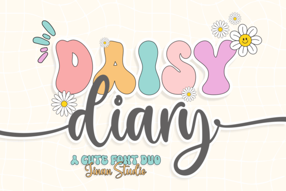 Daisy Diary Font for Handmade Creations