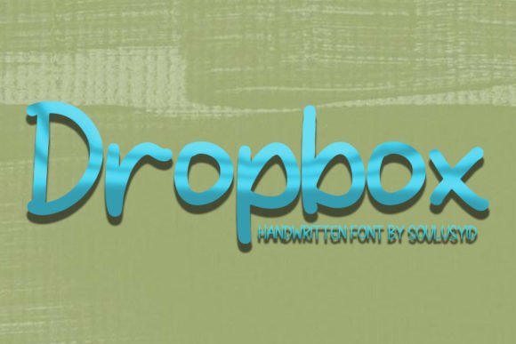 Dropbox Font for Handmade and Commercial Designs