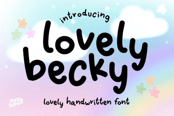 Enhance Your Brand with the Whimsical Typeface of Lovely Becky