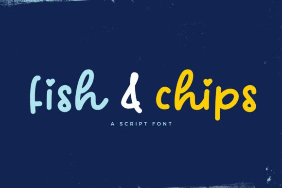 Fish and Chips Font for Editorial Design