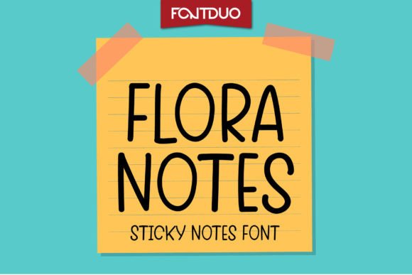 Flora Notes: A Handwritten Font for Editorial Design