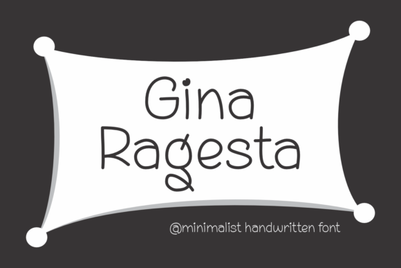 Gina Ragesta: A Minimalist Font for Clearer Campaigns
