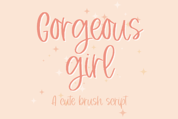 Gorgeous Girl Font for Campaign Creatives