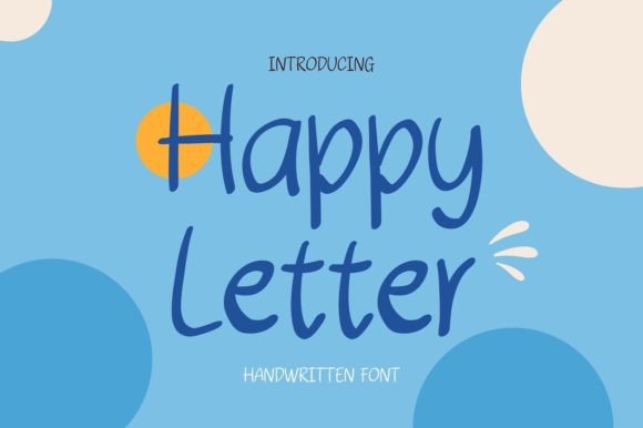 Happy Letter: A Playful Handwritten Font for Web Design