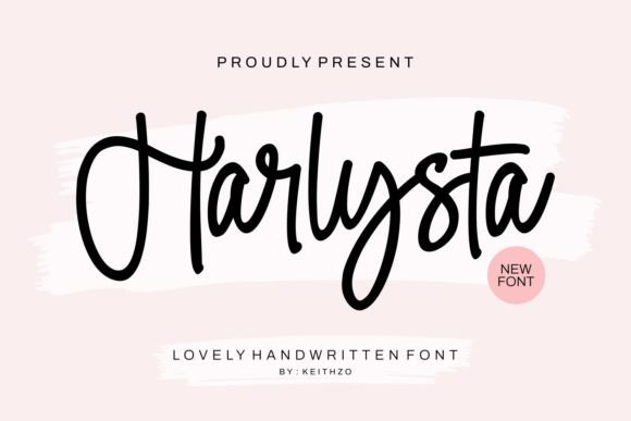 Harlysta: A Script Font for Modern Branding and Design