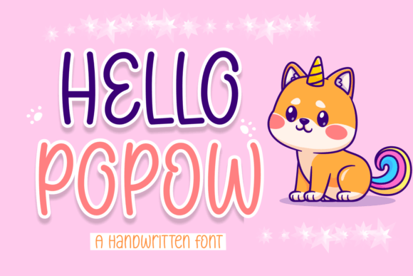Hello Popow: A Sweet Handwritten Font for Web Design