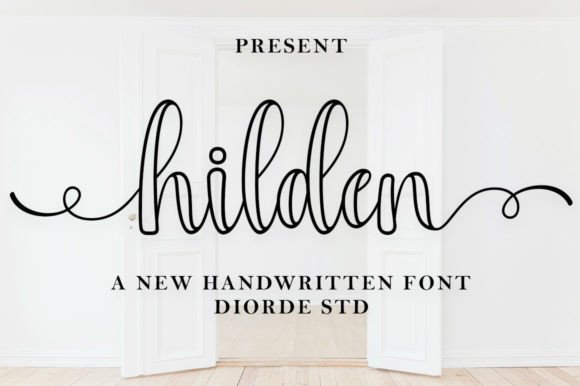Hilden Outline: A Handwritten Font for Modern Web Design