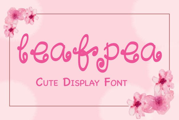 Leafpea: A Playful Font for Creative Campaigns