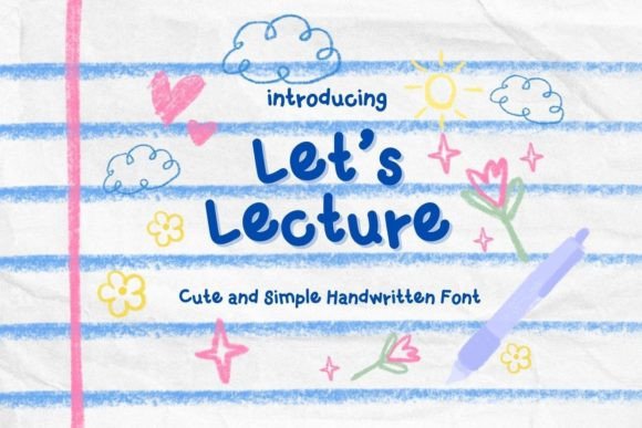 Let s Lecture: A Playful Font for Educational and Editorial Design