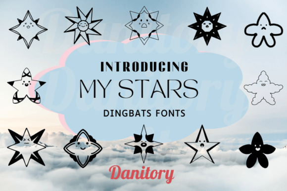 My Star: A Cute Dingbats Font for Branding Projects