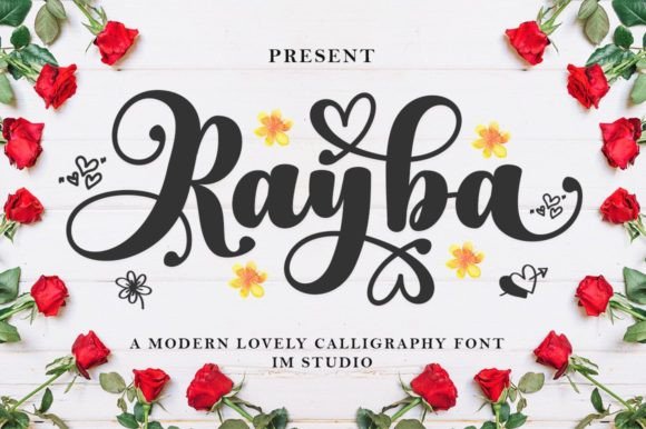 Rayba: A Script Font for Modern Branding and Design