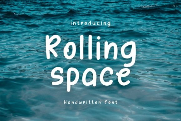 Rolling Space: A Handwritten Font for Editorial Elegance