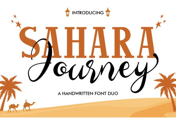 Sahara Journey Font for Summer Campaigns