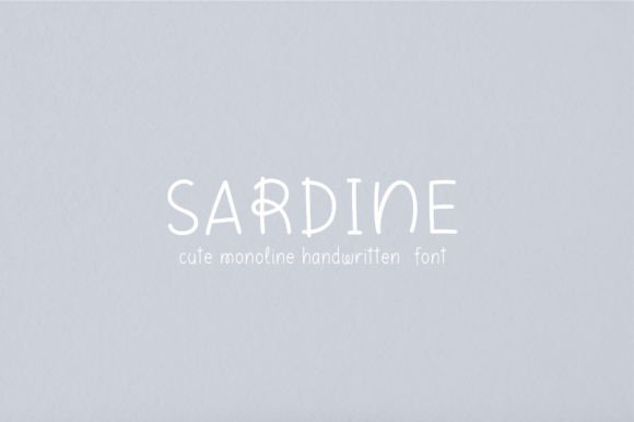 Sardine Font: A Playful Handwritten Typeface for Creative Projects