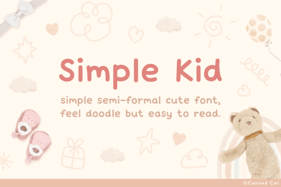 Simple Kid Font for Web Design Projects